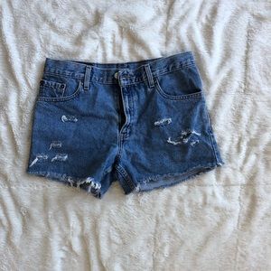 Levi’s Guys Fit Denim Cutoff Shorts